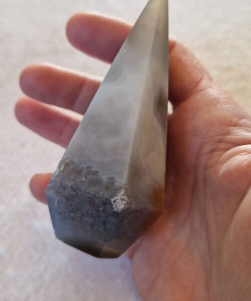 Premium Agate Conic Point 22 Tower Prism - 182g H9.5xW5.5xD4cm - Image 8