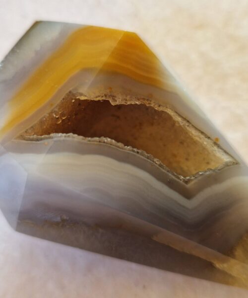 Premium Agate Conic Point 22 Tower Prism - 182g H9.5xW5.5xD4cm - Image 9
