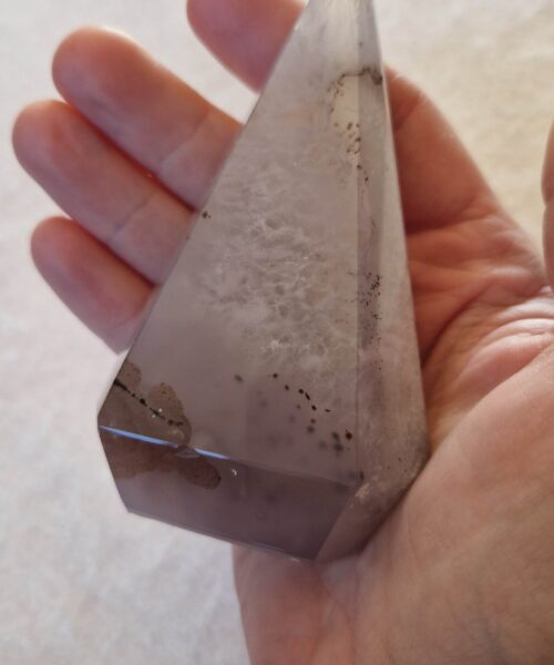 Premium Agate Conic Point 23 Tower Prism - 190g H9.5xW5.5xD3cm - Image 6
