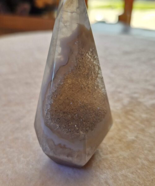Alternative view of Premium Agate Conic Point 24 Tower Prism - 91g H8xW4xD3cm