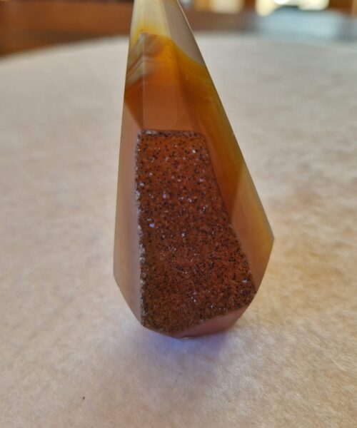 Premium Agate Conic Point 25 Tower Prism - 92g H7.5xW4xD3.5cm