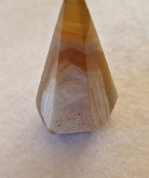 Premium Agate Conic Point 26 Tower Prism - 112g H7xW4.5xD4cm - Image 8