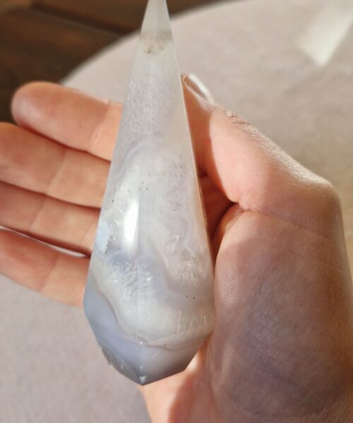 Premium Agate Conic Point 28 Tower Prism - 179g H10xW5.5xD4cm - Image 8