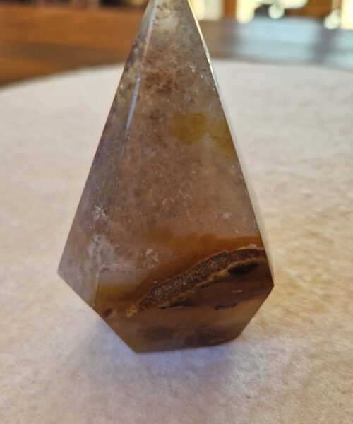 Premium Agate Conic Point 30 Tower Prism - 217g H8.5xW8.5xD4.5cm - Image 4