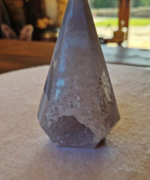 Premium Agate Conic Point 31 Tower Prism - 349g H12xW7xD5cm