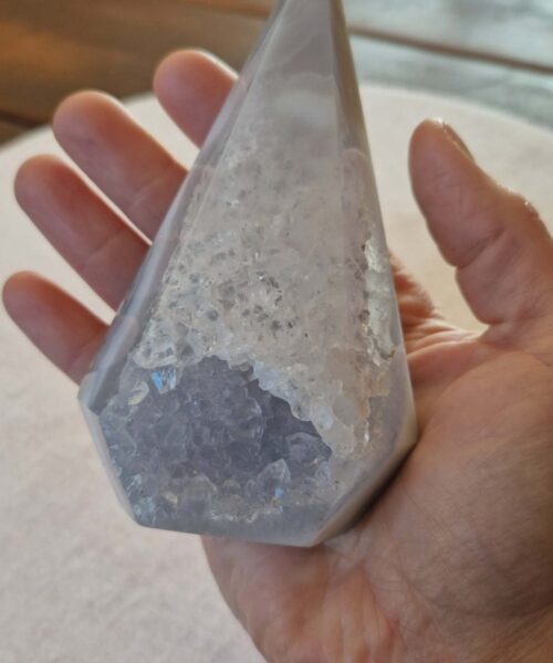 Premium Agate Conic Point 31 Tower Prism - 349g H12xW7xD5cm - Image 5