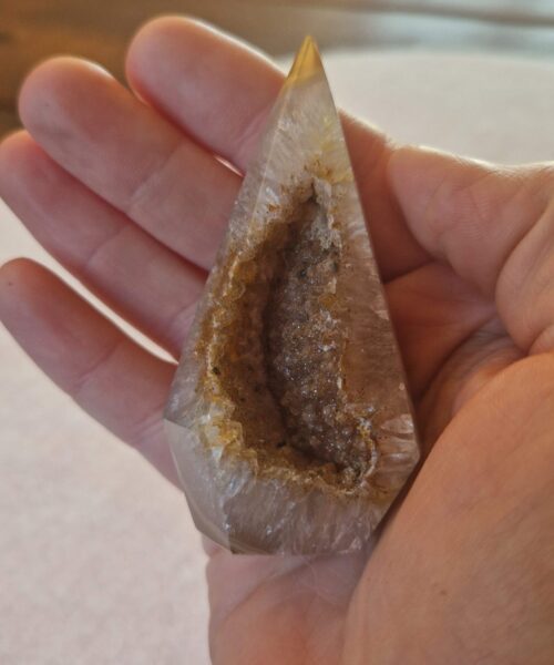 Premium Agate Conic Point 32 Tower Prism - 82g H7xW4xD3cm - Image 3