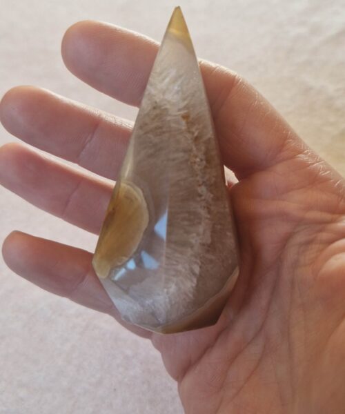 Premium Agate Conic Point 32 Tower Prism - 82g H7xW4xD3cm - Image 9