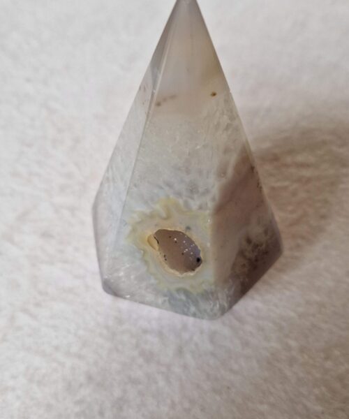 Premium Agate Conic Point 36 Tower Prism - 410g H11.5xW7.5xD6cm - Image 6