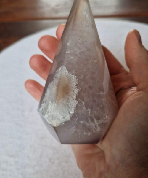Premium Agate Conic Point 41 Tower Prism - 352g H11xW6.5xD5.5cm - Image 8