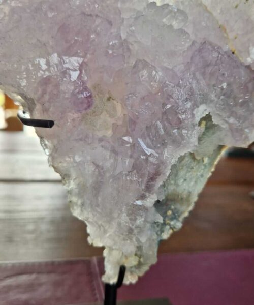 Amethyst Flower 10 Crystal Formation Rare Cluster on Stand 1.120g H23.5xW14xD8cm - Image 4