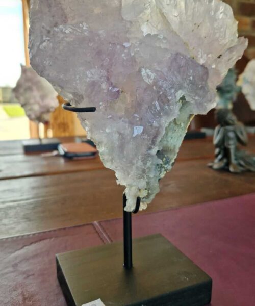 Amethyst Flower 10 Crystal Formation Rare Cluster on Stand 1.120g H23.5xW14xD8cm - Image 8