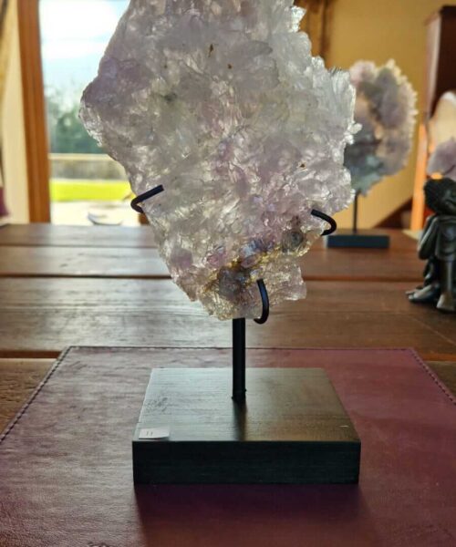 Amethyst Flower 11 Crystal Formation Rare Cluster on Stand 693g H23xW13.5xD8cm