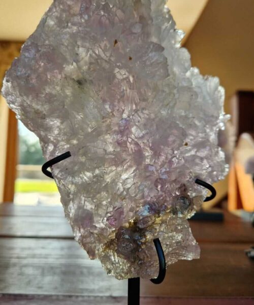 Amethyst Flower 11 Crystal Formation Rare Cluster on Stand 693g H23xW13.5xD8cm - Image 8