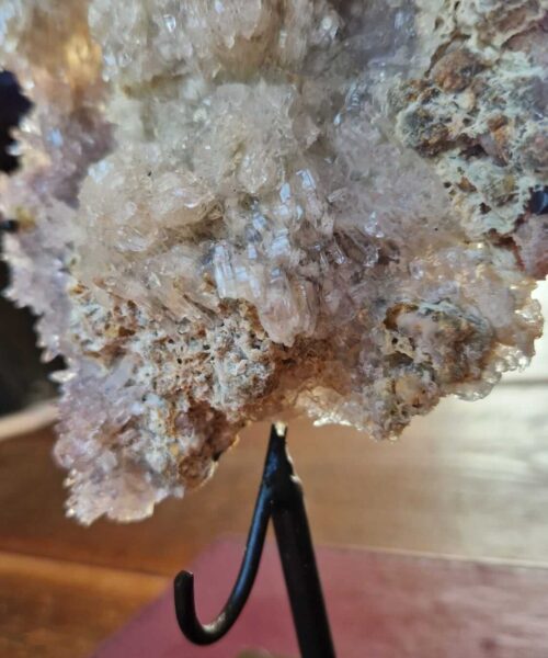 Amethyst Flower 12 Crystal Formation Rare Cluster on Stand 471g H20xW13.5xD7cm - Image 9