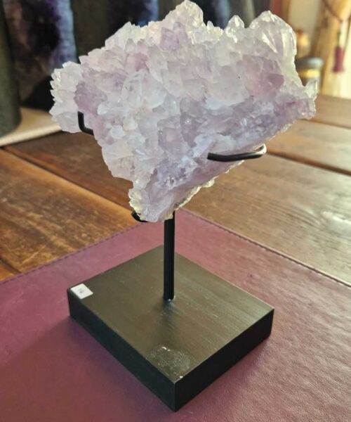 Amethyst Flower 14 Crystal Formation Rare Cluster on Stand 752g H17.5xW14xD8cm - Image 4