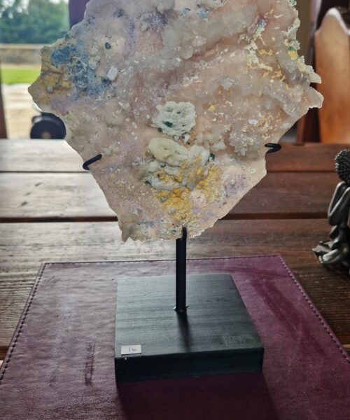 Amethyst Flower 16 Crystal Formation Rare Cluster on Stand 557g H26xW19xD10cm