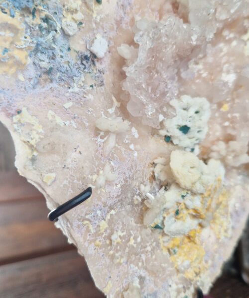 Amethyst Flower 16 Crystal Formation Rare Cluster on Stand 557g H26xW19xD10cm - Image 6
