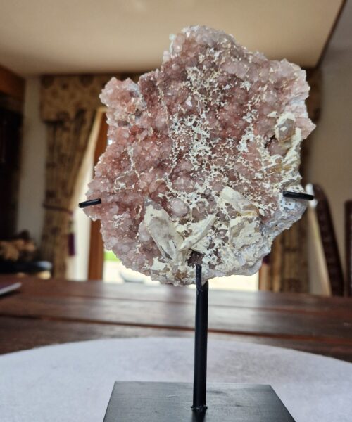 Amethyst Flower 17 Crystal Formation Rare Cluster on Stand 540g H22xW12.5xD7cm - Image 8