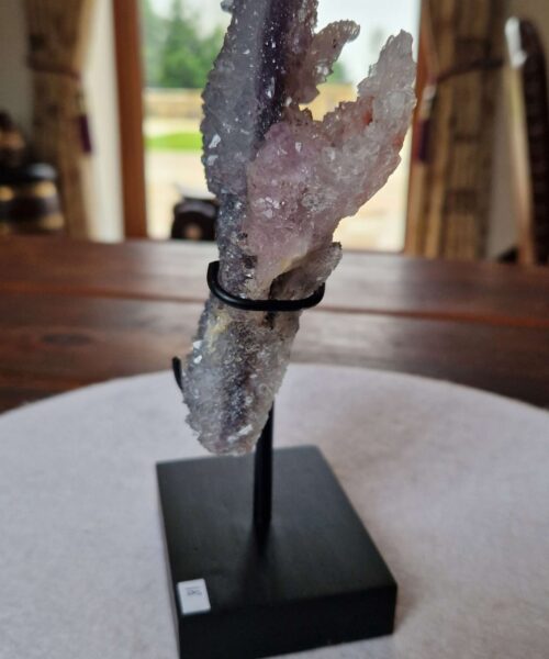 Amethyst Flower 18 Crystal Formation Rare Cluster on Stand 608g H21xW11xD7cm - Image 4