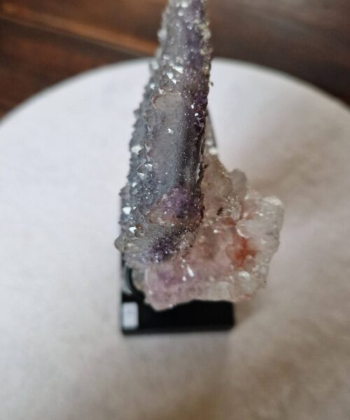 Amethyst Flower 18 Crystal Formation Rare Cluster on Stand 608g H21xW11xD7cm - Image 5