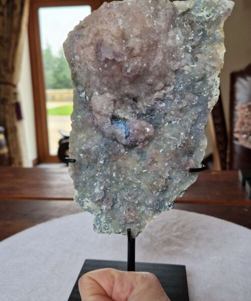 Amethyst Flower 21 Crystal Formation Rare Cluster on Stand 543g H25xW12xD8cm - Image 6