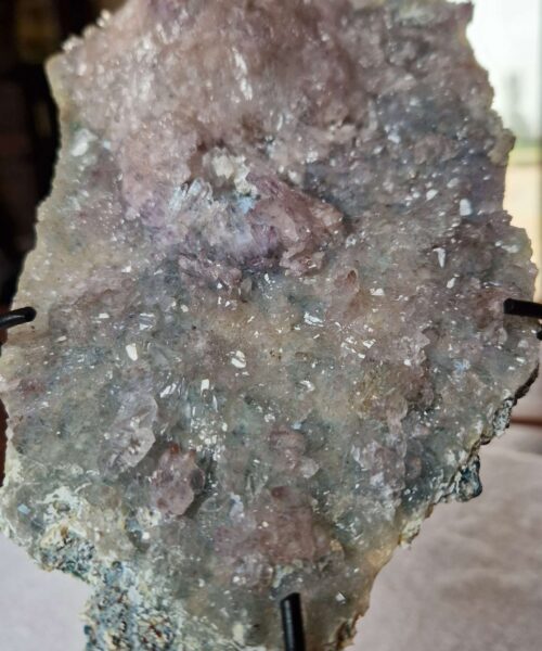 Amethyst Flower 21 Crystal Formation Rare Cluster on Stand 543g H25xW12xD8cm - Image 8