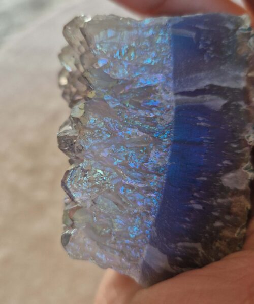 Premium High Grade Amethyst Angel Aura Druzy 232 Mini Geode Cluster Piece Cut Base 227g H5.5xW5.5xD4.5cm - Image 6