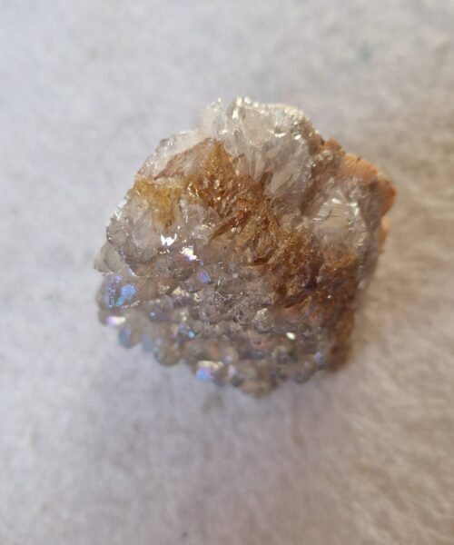 Premium High Grade Amethyst Angel Aura Druzy 240 Mini Geode Cluster Piece Cut Base 244g H7xW6xD5.5cm - Image 7