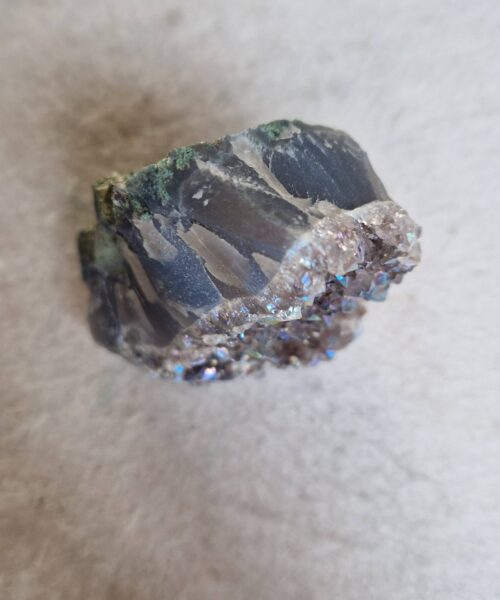 Premium High Grade Amethyst Angel Aura Druzy 246 Mini Geode Cluster Piece Cut Base 326g H8.5xW7xD6cm - Image 11