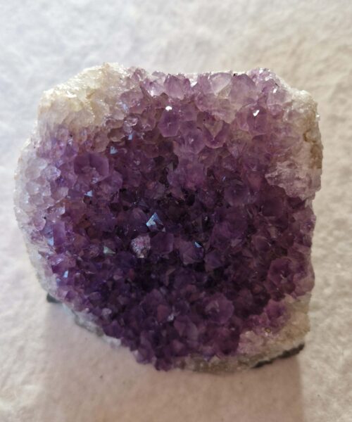 Premium High Grade Amethyst Druzy 334 Mini Geode Cluster Piece Cut Base 782g H10xW10xD9cm - Image 4