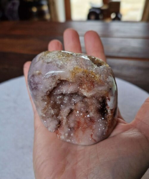 Pink Amethyst Freeform 18 Self Standing Healing Crystal Natural Crystal Gem 349g – H5xW7xD6.5cm - Image 8