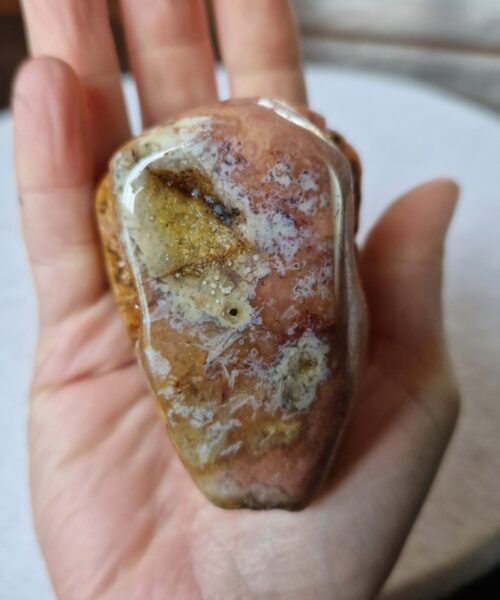 Pink Amethyst Freeform 20 Self Standing Healing Crystal Natural Crystal Gem 288g – H5xW8xD5.5cm - Image 9