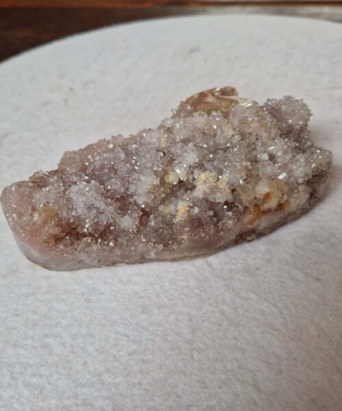 Pink Amethyst Freeform 22 Self Standing Healing Crystal Natural Crystal Gem 539g – H3.5xW14xD8cm