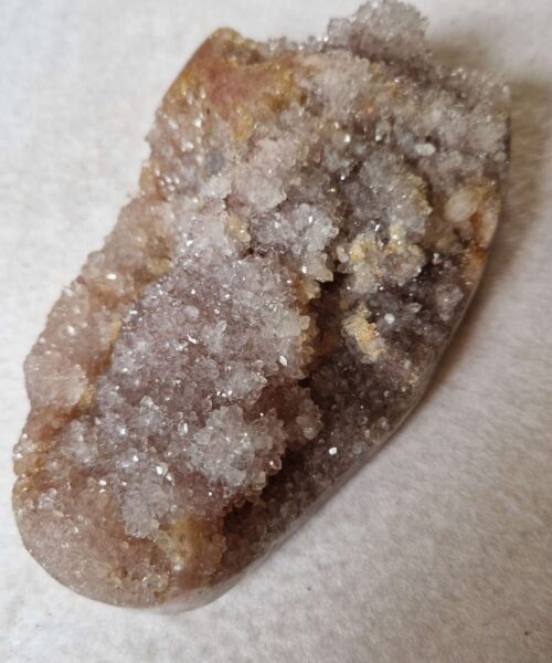 Alternative view of Pink Amethyst Freeform 22 Self Standing Healing Crystal Natural Crystal Gem 539g – H3.5xW14xD8cm