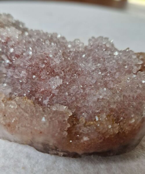 Pink Amethyst Freeform 22 Self Standing Healing Crystal Natural Crystal Gem 539g – H3.5xW14xD8cm - Image 6
