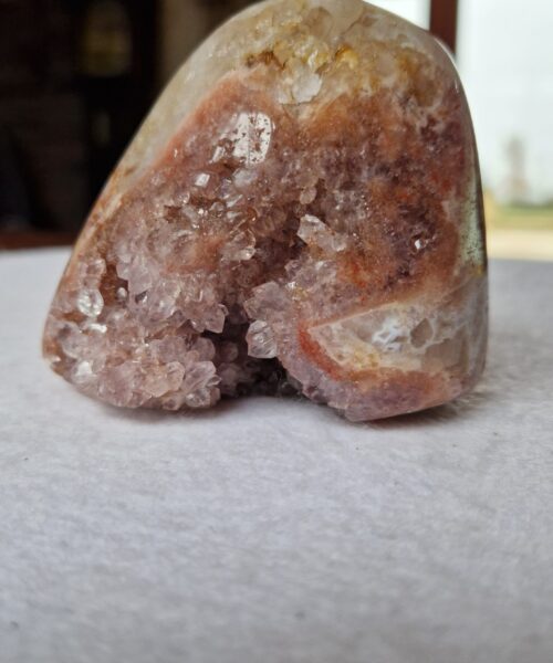 Pink Amethyst Freeform 27 Self Standing Healing Crystal Natural Crystal Gem 529g – H7xW8xD7.5cm