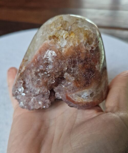 Pink Amethyst Freeform 27 Self Standing Healing Crystal Natural Crystal Gem 529g – H7xW8xD7.5cm - Image 7