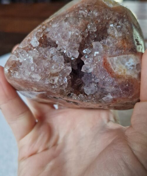Pink Amethyst Freeform 27 Self Standing Healing Crystal Natural Crystal Gem 529g – H7xW8xD7.5cm - Image 8