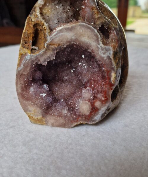 Pink Amethyst Freeform 28 Self Standing Healing Crystal Natural Crystal Gem 735g – H9xW7.5xD8cm