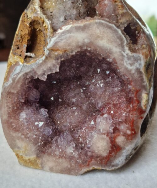 Pink Amethyst Freeform 28 Self Standing Healing Crystal Natural Crystal Gem 735g – H9xW7.5xD8cm - Image 6