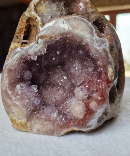 Pink Amethyst Freeform 28 Self Standing Healing Crystal Natural Crystal Gem 735g – H9xW7.5xD8cm - Image 8