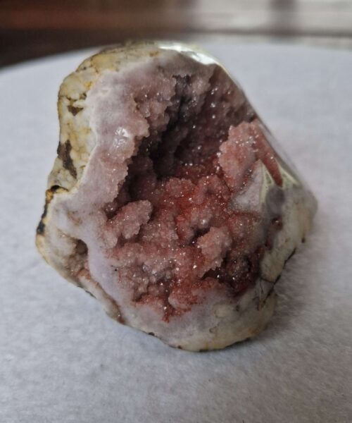 Alternative view of Pink Amethyst Freeform 29 Self Standing Healing Crystal Natural Crystal Gem 503g – H6xW9xD8cm