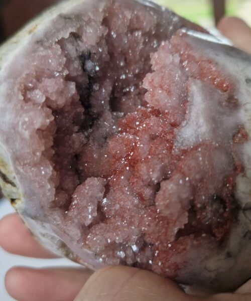 Pink Amethyst Freeform 29 Self Standing Healing Crystal Natural Crystal Gem 503g – H6xW9xD8cm - Image 7
