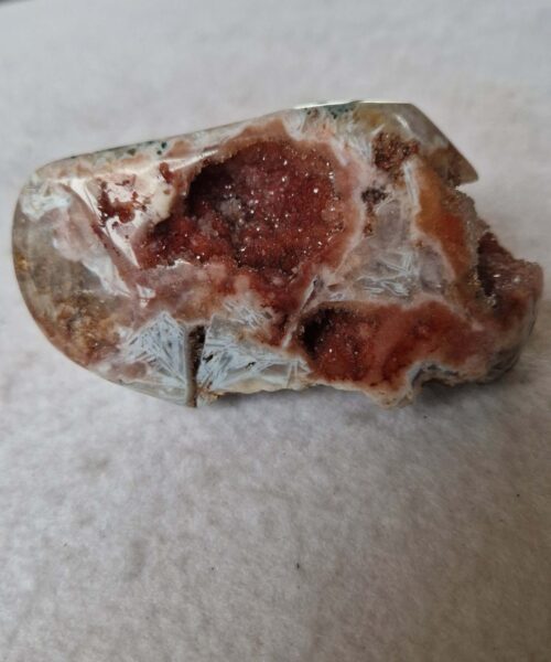 Pink Amethyst Freeform 31 Self Standing Healing Crystal Natural Crystal Gem 313g – H4.5xW10xD5.5cm - Image 10