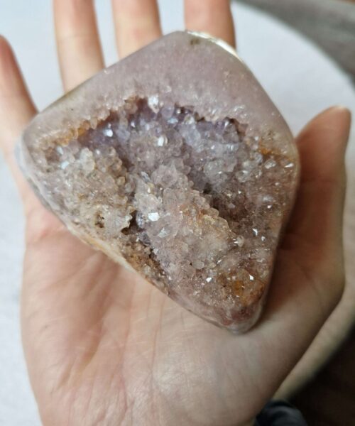 Pink Amethyst Freeform 35 Self Standing Healing Crystal Natural Crystal Gem 350g – H4.5xW9.5xD8cm - Image 6