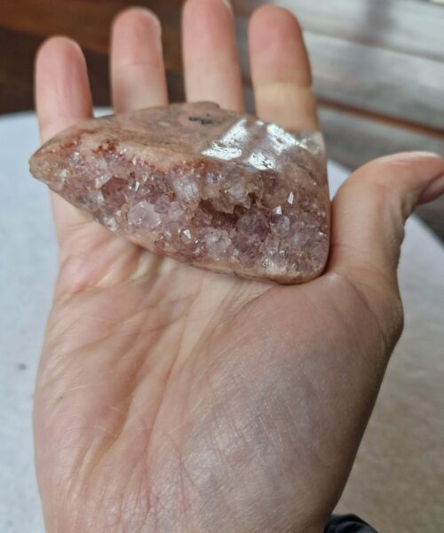 Pink Amethyst Freeform 36 Self Standing Healing Crystal Natural Crystal Gem 175g – H3xW8xD6.5cm - Image 6
