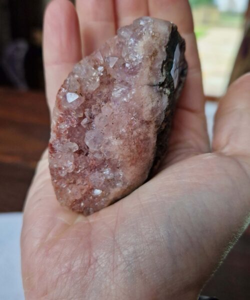 Pink Amethyst Freeform 36 Self Standing Healing Crystal Natural Crystal Gem 175g – H3xW8xD6.5cm - Image 7