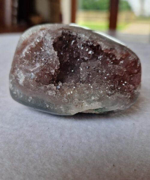 Pink Amethyst Freeform 37 Self Standing Healing Crystal Natural Crystal Gem 228g – H3.5xW7xD6.5cm - Image 6