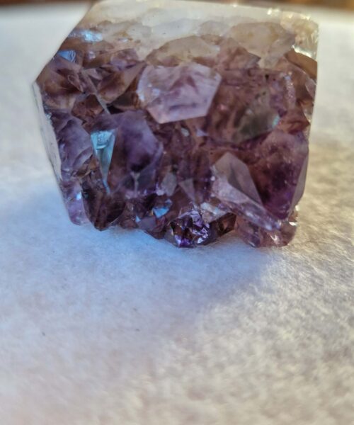Premium Amethyst Quartz Purple Druzy Side Point 12 Crystal Tower 109g H4.5xW4.5xD3cm - Image 9